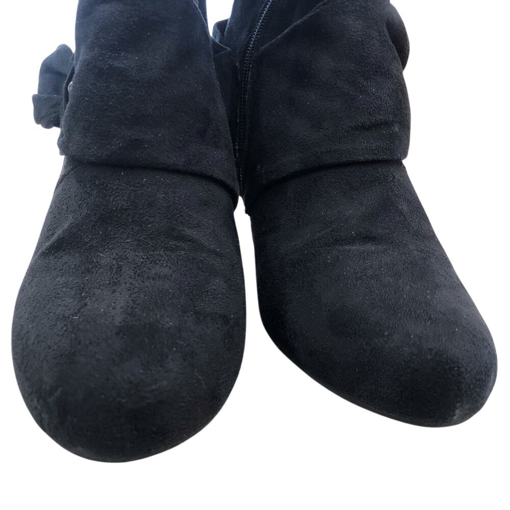Cato Black Suede Boots 9M - Picture 6 of 16